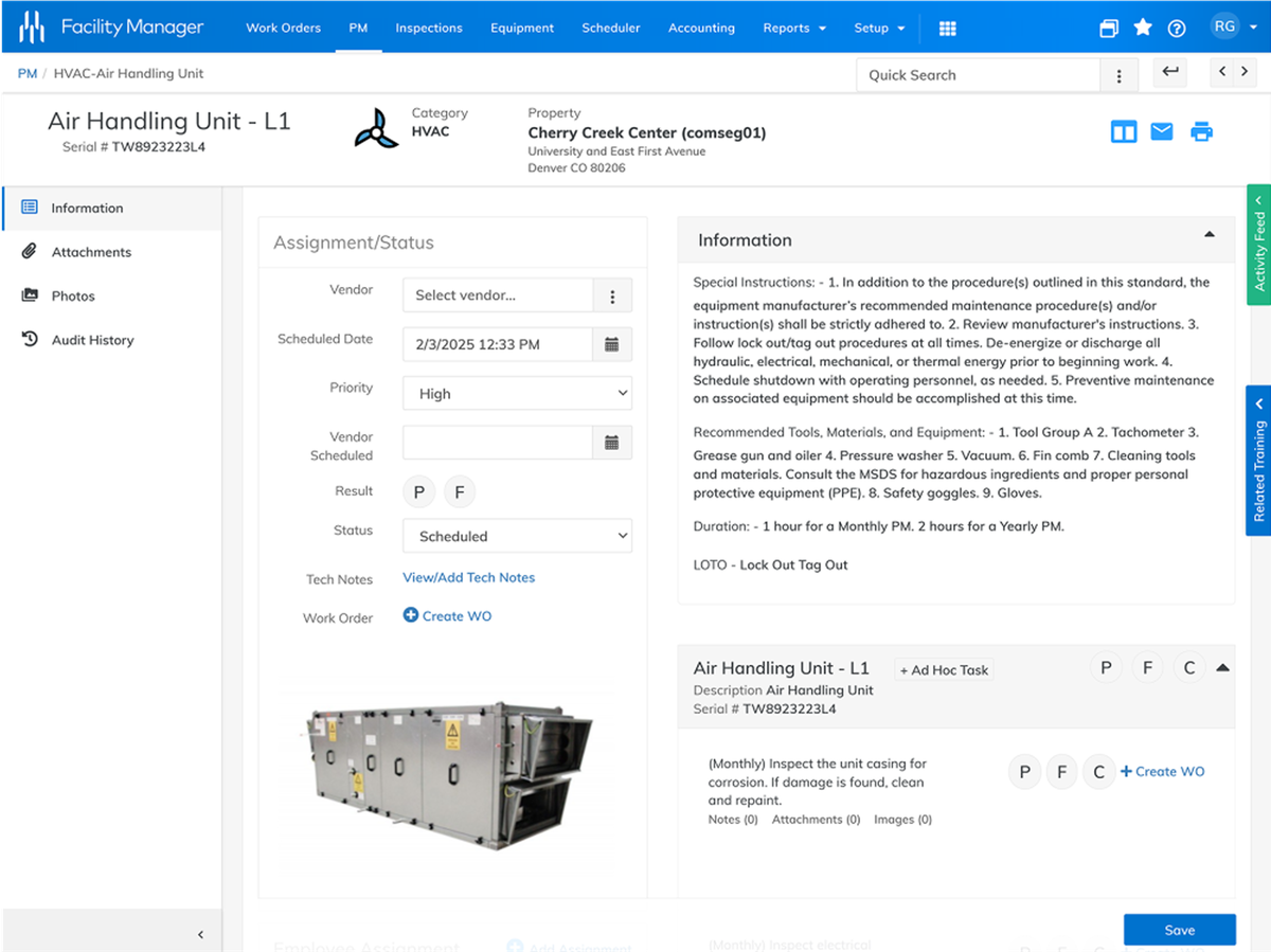 Yardi's maintenance feature